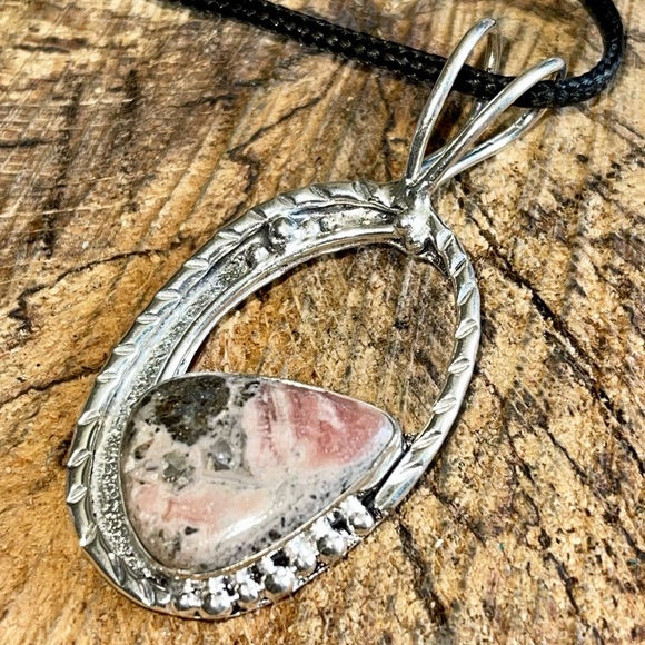Rhodochrosite “Heart Opener” Pendant 2 1/4” - Picture 5 of 10